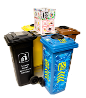 "Totem de recyclage 4" – Livraison et facturation par petrecycling.ch