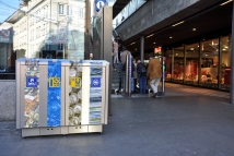 Nuove postazioni per il riciclaggio e nuovi posacenere nelle cinque maggiori stazioni
